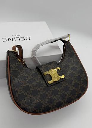 Celine ava triomphe bag leather