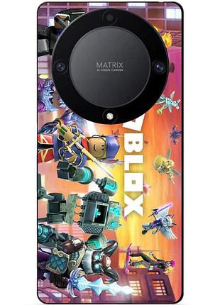 Чехол силиконовый бампер для huawei honor magic 6 lite с картинкой роблокс roblox