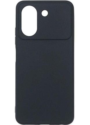 Чехол на zte blade a54 черный матовый для зте блейд а54