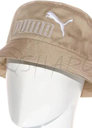 Панама брендовая летняя из хлопка панамка котоновая универсальная puma pkh21907 бежевый