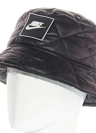 Панама універсальна брендовий утеплена флісовою підкладкою nike pks20961 чорний