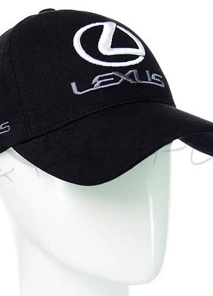 Кепка автомобильная бейсболка с регулировкой из плотного коттона lexus bth20791 черный