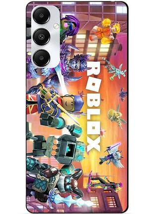 Чехол силиконовый бампер для samsung a16 5g с картинкой роблокс roblox