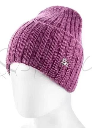 Шапка женская из ангоры atrics wh775 брусника