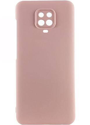 Чехол на xiaomi redmi note 9s / xiaomi redmi note 9 pro / xiaomi redmi note 9 pro max розовый матовый силиконо