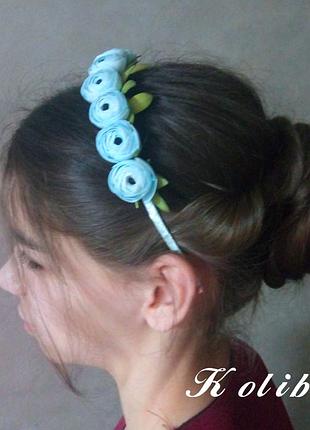 Обідок для волосся ручної роботи