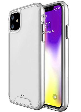 Чохол на iphone 11 прозорий силіконовий захисний для айфон 11