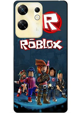 Силіконовий чохол бампер для infinix zero 30 4g з малюнком roblox роблокс