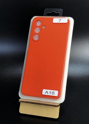 Чехол силиконовый для телефона samsung a16(4g) silicone orig full №7 new apricot4you