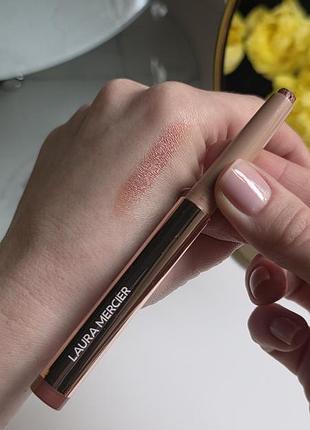 Кремовые тени laura mercier strike a rose половина стойкие сияющие розовое золото