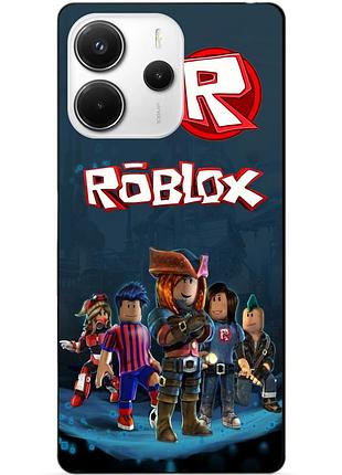 Силіконовий чохол бампер для xiaomi redmi note 14 з малюнком roblox роблокс