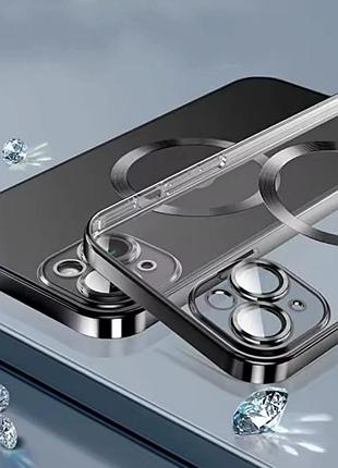 Чехол прозрачный iphone 14 clear case with magsafe.