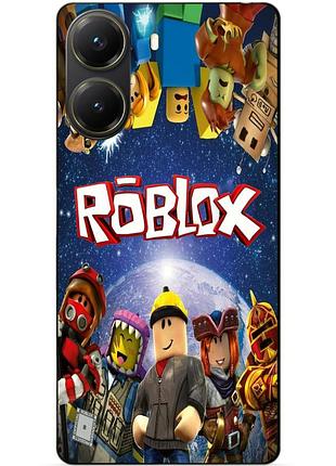 Силіконовий чохол бампер для xiaomi poco x7 pro з малюнком роблокс roblox