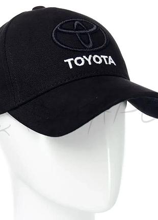 Кепка автомобильная бейсболка с регулировкой из плотного коттона toyota bth20793 черный