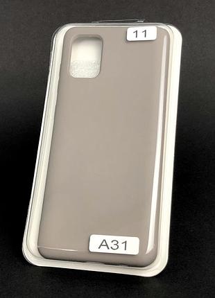 Чехол силиконовый для телефона samsung a31/a315 silicone orig full №6 cocoa 4you