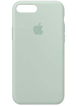 Чохол на iphone 7 plus / iphone 8 plus бірюзовий матовий силіконовий з мікрофіброю айфон 7 плюс / айфон 8 плюс