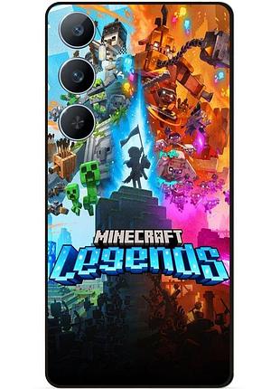 Силіконовий чохол бампер для realme c65 гра майнкрафт minecraft