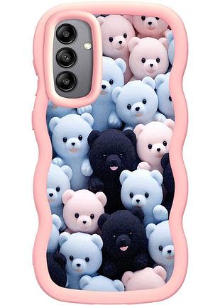 Чохол на samsung galaxy a35 bears 3d об'ємний з креативним принтом чохол на самсунг галаксі а35