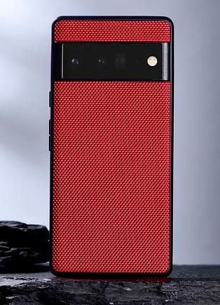 Google pixel 6a чохол woven nylon червоний