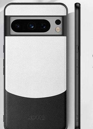 Google pixel 9 pro чехол leather белый