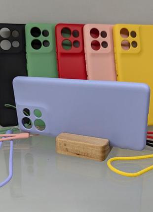 Motorola edge 50 противоударный чехол софт тач чехол сиреневый