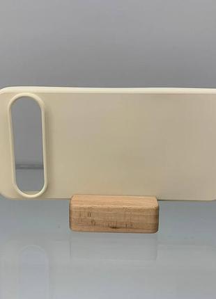 Google pixel 9 / 9 pro противоударный чехол софт тач чехол белый