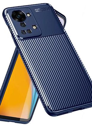 Противоударний чохол autofocus oneplus nord 2t синій