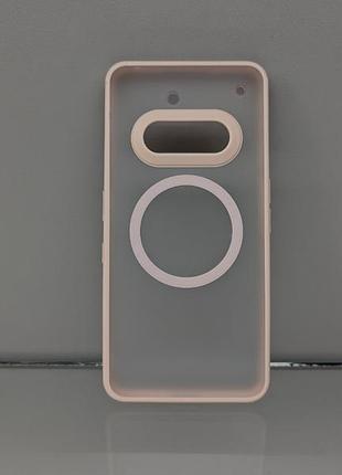 Чехол wlons hybrid противоударный pc+tpu для nothing phone 3a magsafe матовый