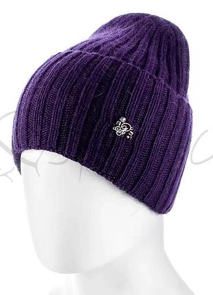 Шапка женская из ангоры atrics wh775 ежевика