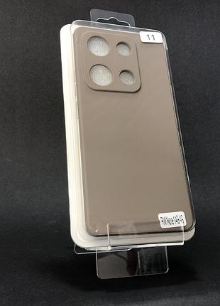 Чехол силиконовый для телефона xiaomi redmi note 14s(4g) silicone orig full №11 dark olive 4you