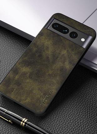 Google pixel 8a нубуковый чехол зелёный
