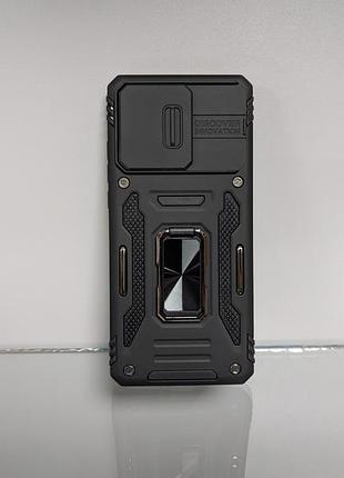 Motorola g73 протиударний чохол накладка ring magnet camera slide з кільцем