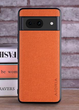 Google pixel 6 чохол тканина оранжевий