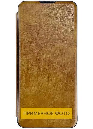 Чохол книжка на xiaomi redmi note 9 / xiaomi redmi 10x коричневий з підставкою та візитницею для сяомі