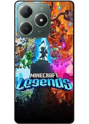 Силіконовий чохол бампер для realme c61 гра майнкрафт minecraft
