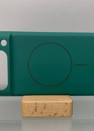 Чохол google pixel 8 pro magsafe м'який софт тач протиударний зелений