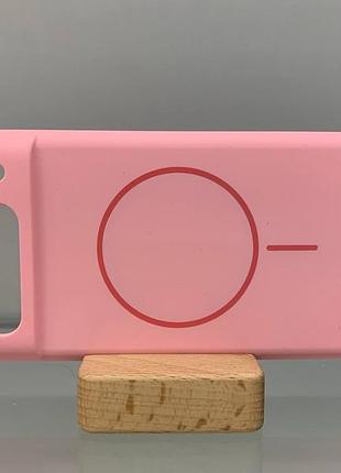 Чехол google pixel 7 pro magsafe мягкий софт тач противоударный розовый