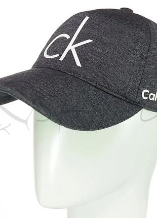 Кепка стрейчевая calvin klein bdh19791 темно-серый
