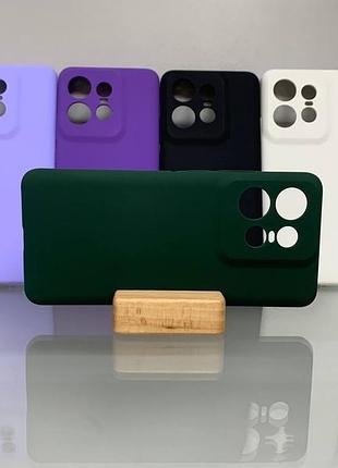 Motorola edge 50 pro противоударный чехол софт тач зелёный