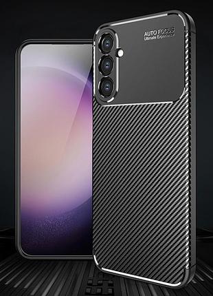 Противоударный чехол autofocus samsung s24 + plus черный