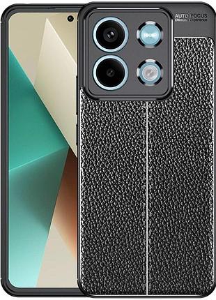 Чохол autofocus leather xiaomi redmi note 13 5g чорний