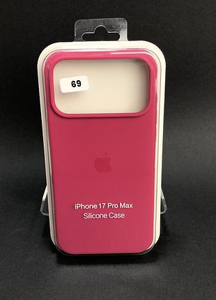 Чехол силиконовый для iphone 17promax silicone case orig full №69 raspberry 4you