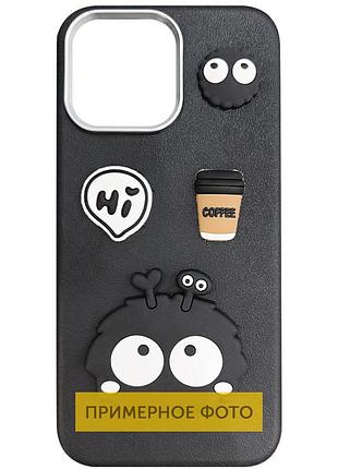 Чохол на samsung galaxy a06 чорний з принтом monster накладка для самсунг галаксі а06