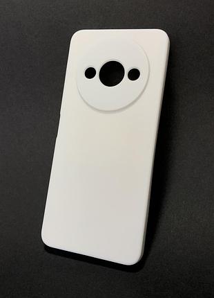 Чехол силиконовый для телефона xiaomi redmi a3 silicone soft silky №32 white 4you