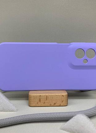 Чехол мягкий противоударный motorola g55 soft touch сиреневый