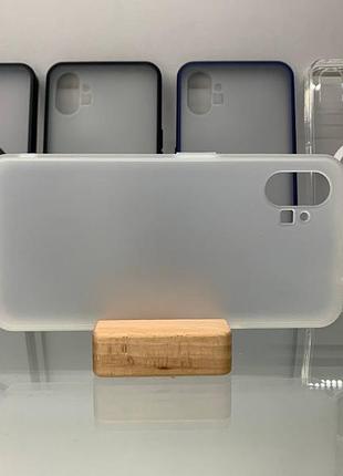 Чехол wlons hybrid противоударный pc+tpu для nothing phone 1 матовый