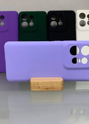 Motorola edge 50 pro противоударный чехол софт тач сиреневый