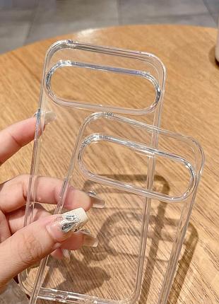 Google pixel 9 pro чехол прозрачный силикон 3