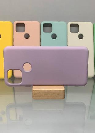 Google pixel 5a протиударный чохол софт тач чохол фіолетовий