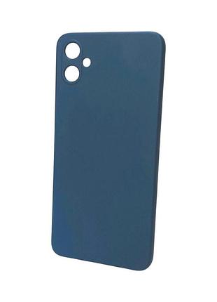 Чехол силиконовый для телефона samsung a05(4g) silicone soft silky no6 blue 4you